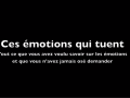 Ces émotions qui tuent